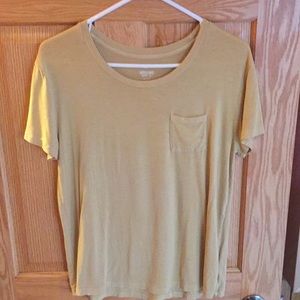 Mustard loose fitting T-shirt